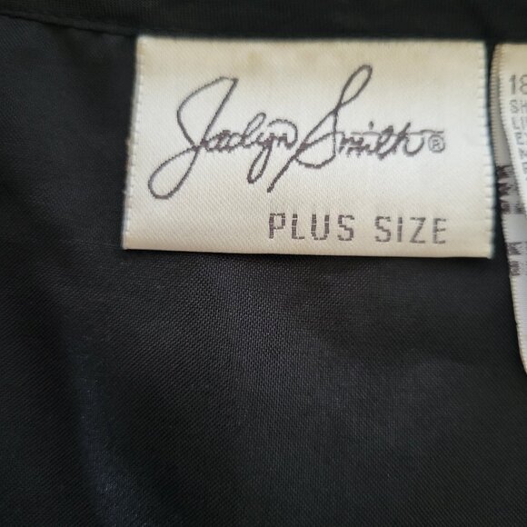 Vintage Jaclyn Smith Plus Size Velvet Vest, Women’s 18W, Red/Green Stripes - Picture 4 of 7